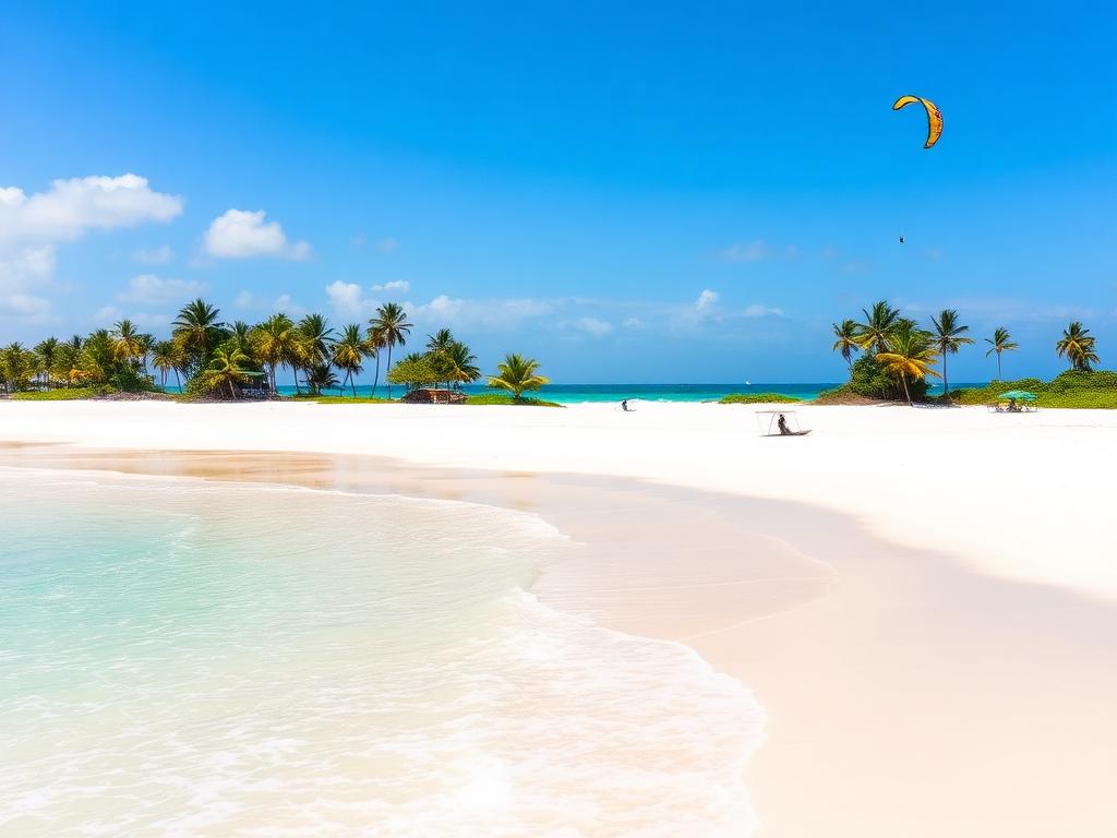 Powder-soft sands · Diani Beach