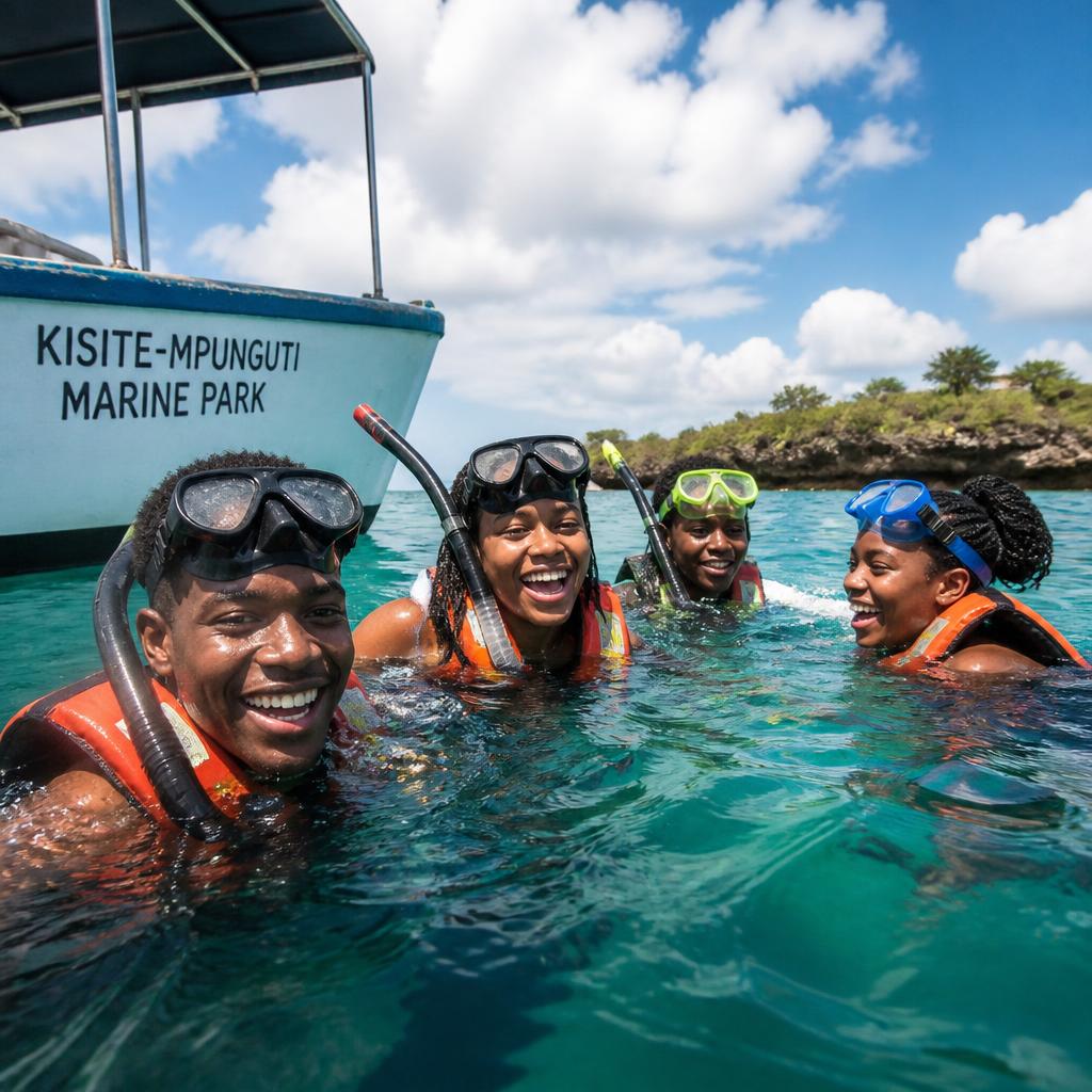 Snorkelling Crews at Kisite